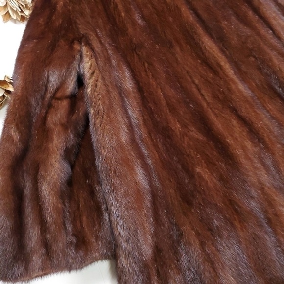 Bonwit Teller Brown Mink Coat - Picture 7 of 10